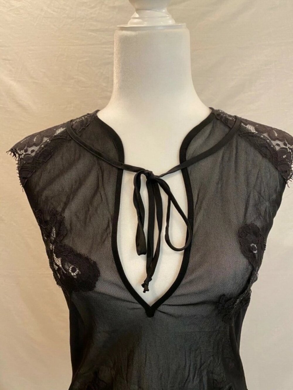 HAH Hot As Hell Lingerie Short Sheer Lace Lingerie Valentines Day Sz XS, M - Picture 3 of 7